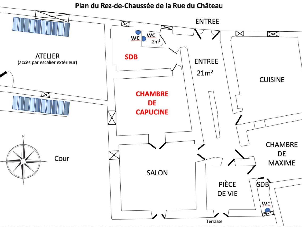 Rue Du Chateau A Cabrieres D'Avignon Bed and Breakfast Exterior foto